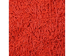 Кондитерские посыпки "Фигурные" Вермишель 1 мм (Красная)