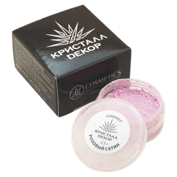 Шиммер (люминайзер) "Розовый сатин", Кристалл Декор