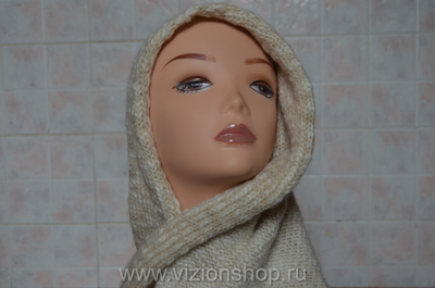 шарф капюшон вязаный италия