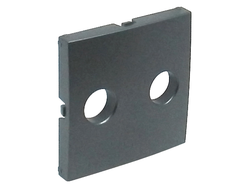 Efapel 90713 TIS, Лицевая панель розетки для акустики Logus 90, серый