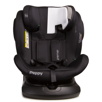 Автокресло 0-36 кг Peppy Premier 360 Isofix Black