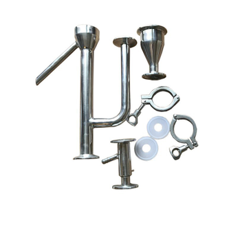 Попугай подвесной с пробоотборным краном кламп 2"