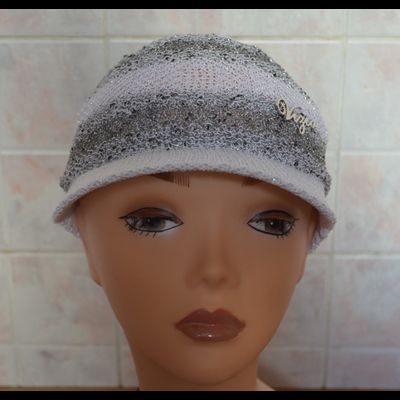 Кепка Vizio 5041 V бело - серая