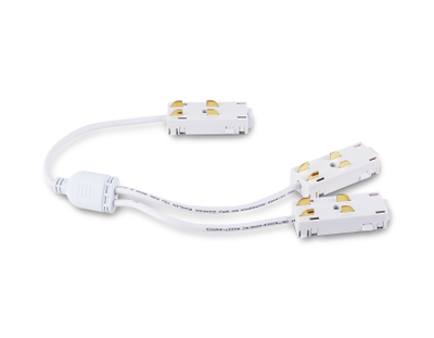 Коннектор питания T-образный для шинопровода Magnetic 220V GL 1113 WH белый 250*150*18