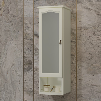 ШКАФ ПОДВЕСНОЙ РИСПЕКТО 30 ОДНОСТВОРЧАТЫЙ СЛОНОВАЯ КОСТЬ (ПЕТЛИ СЛЕВА)