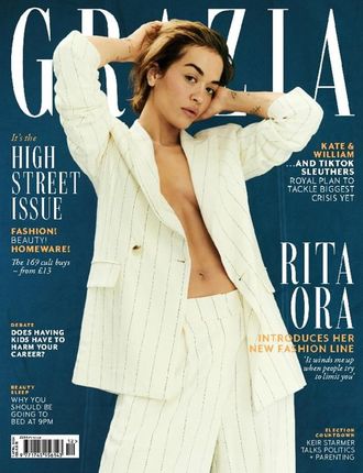 Grazia British Magazine April 2024 Rita Ora Cover, Иностранные журналы, Intpressshop