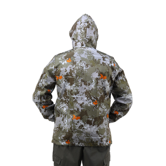 Демисезонная куртка для рыбалки и охоты "Хантер-2" оранжевый пиксель фото-3