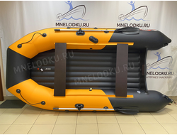 Моторная лодка Таймень NX 3600 НДНД PRO MAX оранжевый/черный сверху