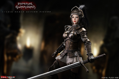 Имперская стражница в серебряной броне - Коллекционная ФИГУРКА 1/12 Silver Imperial Guardian (PL2021-180B) - TBLeague