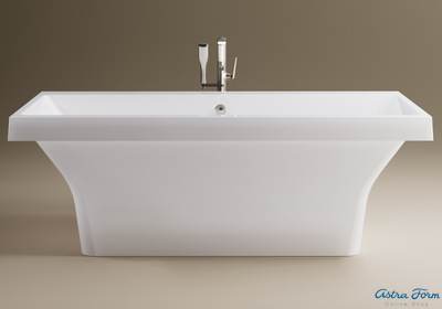 Astra-Form ванна Лотус Solid Surface 185/85 см белая матовая