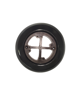 Подложка керамическая На Бревно с суппортом 1-ая, чёрная, для монтажа ретро электрики Арбат