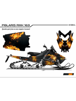 Наклейки на снегоход Polaris PRO RMK 2009-201