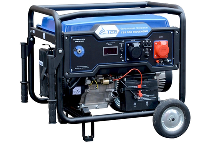 Генератор 8 кВт TSS SGG 8000EH3NU 1-но и 3-х фазный бензогенератор