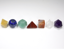 Набор Платоновы тела 7 элементов, ассорти (вес 46 г) №25275