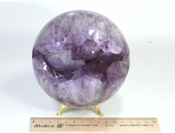Шар Аметист, жеода, Бразилия (116 мм, 2025 г) №18435