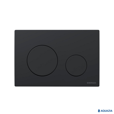 Инсталляция AQUAZIA ATOM 410 для подвесного унитаза, кнопка Atom Ring (Soft Touch черная)