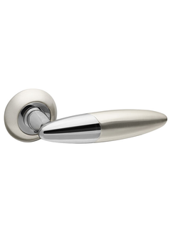 Ручка раздельная Fuaro (Фуаро) SOLO RM SN/CP-3 матовый никель/хром