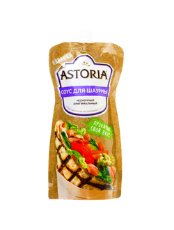 Соус для шаурмы чесночный оригинальный на основе растительных масел 42% 200г Астория