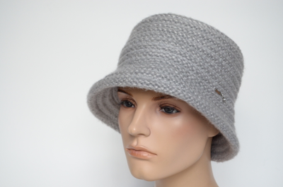 Шляпа зимняя женская Италия Vizio 8046 TF серая