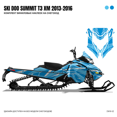 Наклейки на снегоход SKI DOO SUMMIT T3 XM 2013 2014 2015 2016 #1610-2
