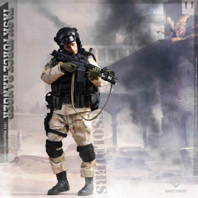 спецназ США, Коллекционная фигурка 1/12 scale US Miliary Special Force (ASOC) (LW002) CrazyFigure