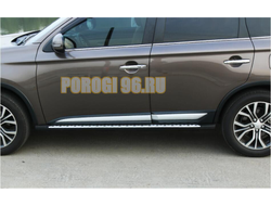 Пороги OEM на Mitsubishi Outlander (2018-)