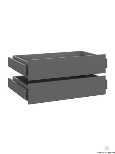 ШК 5 Комплект из 2-х ящиков для шкафа 800 / 1200 / 1600 графит серый