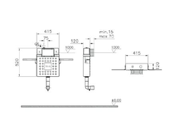 Vitra V12 скрытый бачок для приставных унитазов 3/6 л, 762-1740-01