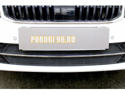 Защита радиатора Skoda Oktavia А7 2017- black