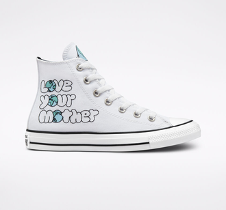 Кеды Converse x FAB LAB: Gorillaz высокие бежевые