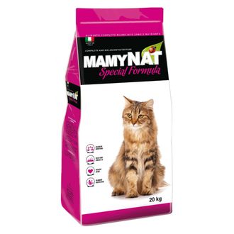 корм для взрослых кошек MamyNAT Adult Chicken and Turkey, с курицей и индейкой, 20 кг