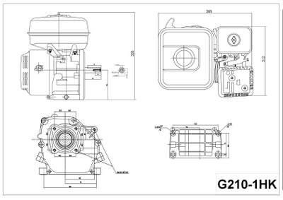 1 210 g. Чертеж двигатель loncin g210fa (a type) d20. champion двигатель g200hk чертёж. схема двигателя g270-1hk. g210-1hk.