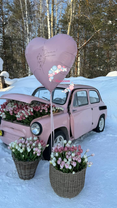 Сердце 91см "Цветите и сияйте"