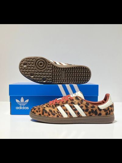 Adidas Samba OG Preloved Red Leopard
