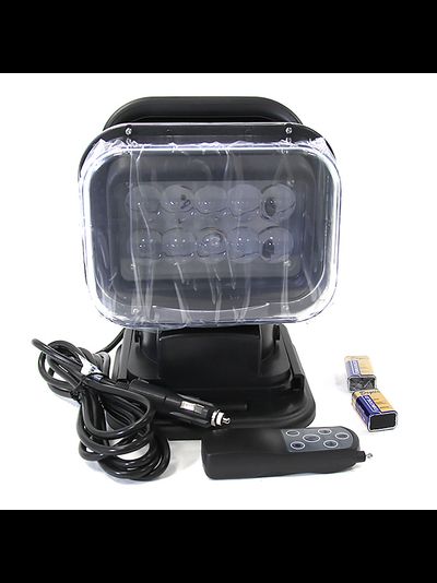 Прожектор стационарный светодиодный с ДУ NEKEKE 12В, черный