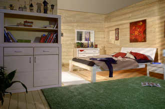 Стеллаж Брамминг №1 из массива сосны 115 х 38 х 79,5 см