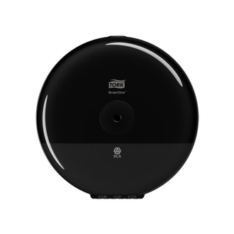 Диспенсер для туалетной бумаги в мини-рулонах Tork SmartOne T9 681008 пластиковый черный