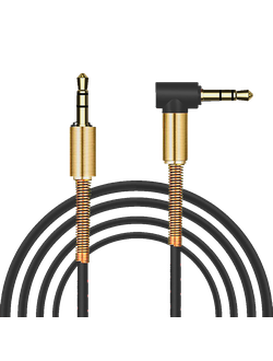 Аудиокабель AUX FUMIKO AC01 Jack 3.5 мм черный 1 м