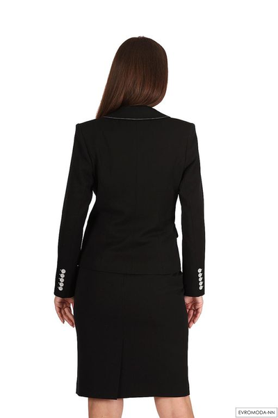 Пиджак женский черный Pretty One 3315