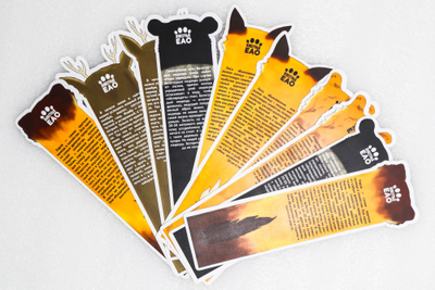 Набор сувенирных книжных закладок «Животные Еврейской автономной области»