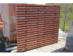 Ригельный кирпич ручной формовки марфино  490х90х40