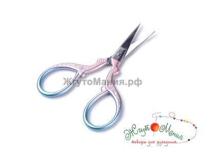 Ножницы для рукоделия и вышивки (розово-голубой)