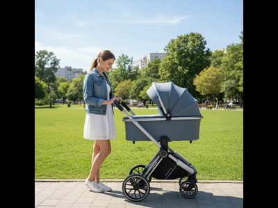 Детская коляска 3 в 1 Luxmom 811X Серый