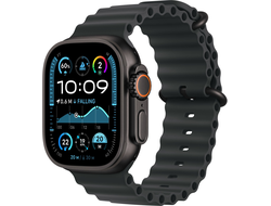 Apple Watch Ultra 2 (2024) Black Titanium Case Ocean Band Black