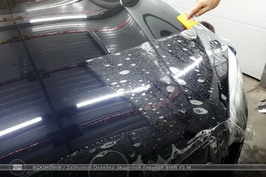 Оклейка защитной пленкой BMW X5 M