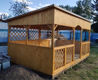 БЕСЕДКА ОДНОСКАТНАЯ