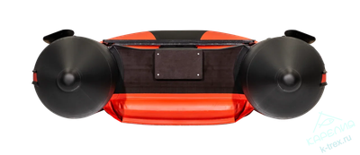 Лодка ПВХ Мастер Лодок Таймень NX2800НДНД "Комби" Красный / Черный