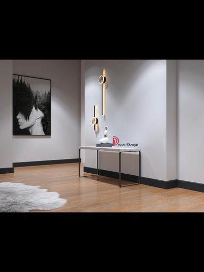 Напольный плинтус Decor-Dizayn 706-100SH, влагостойкий, ударопрочный, 2,4 метра