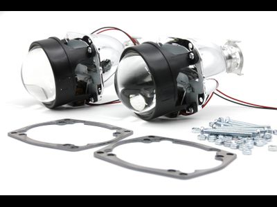 Комплект Mini H1 G6 2.5 дюйма с рамками для замены галогенных линз автомобилей ВАЗ 2110, ВАЗ 2111, ВАЗ 2112 (1997 - 2007. в.)