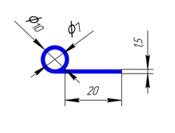 Р-ОБРАЗНЫЙ УПЛОТНИТЕЛЬ D10L20